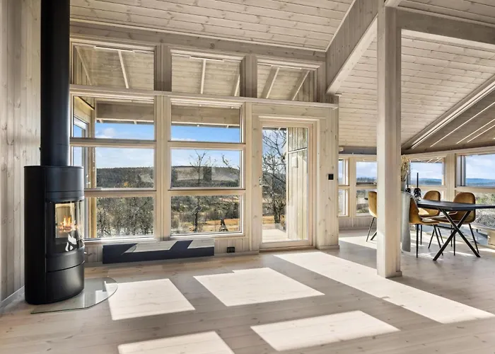 בית נופש Hedda Lenningen - 3 Bedroom With View Towards Langsua National Park Etnedal