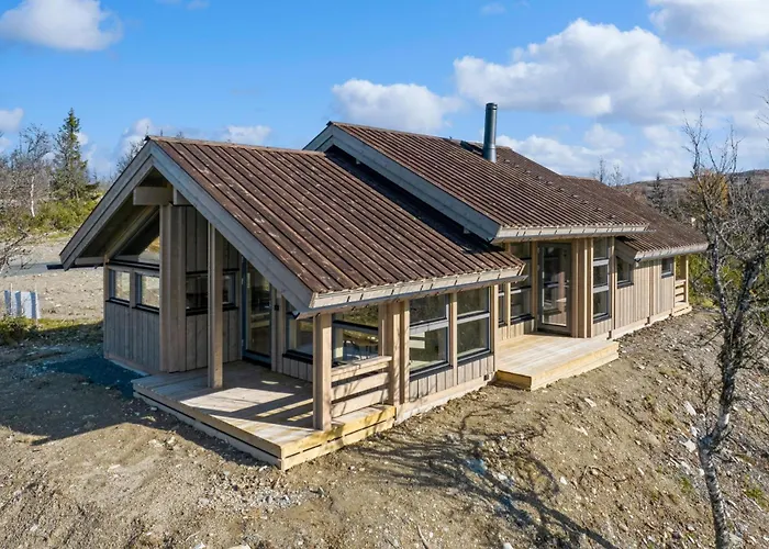 בית נופש Hedda Lenningen - 3 Bedroom With View Towards Langsua National Park *